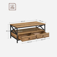 Salontafel met 2 Lades – productweergave 6 | De Groot Living