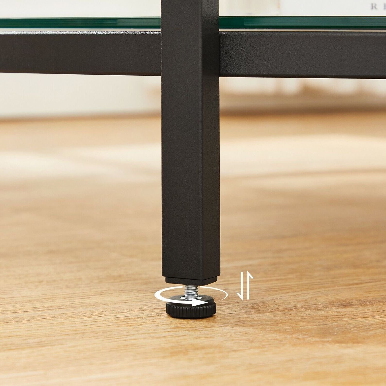 Salontafel met Glazen Blad en 2 Planken in Marmerlook – productweergave 26 | De Groot Living