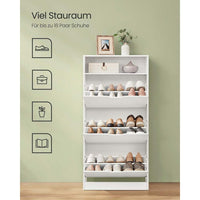 Schoenenkast Voor 14–18 Paar Schoenen Met Verstelbare Indeling 60 cm Breed – productweergave 5 | De Groot Living