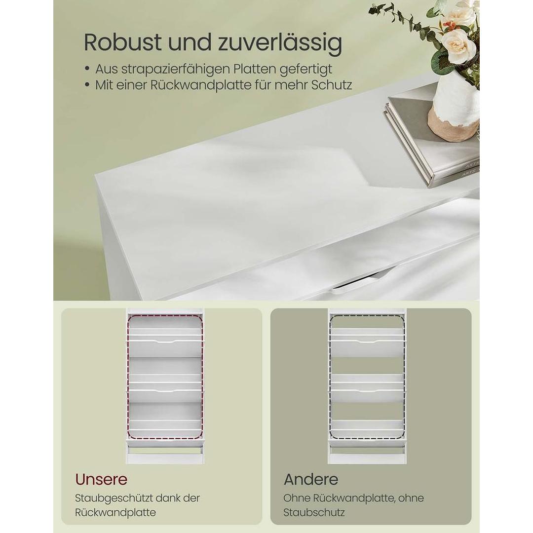 Schoenenkast Voor 14–18 Paar Schoenen Met Verstelbare Indeling 60 cm Breed – productweergave 7 | De Groot Living