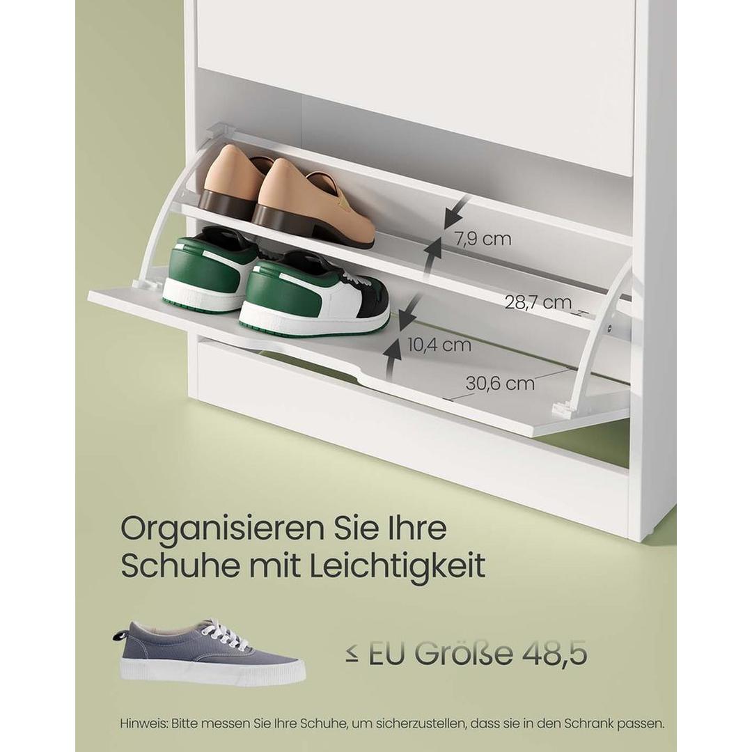 Schoenenkast Voor 14–18 Paar Schoenen Met Verstelbare Indeling 60 cm Breed – productweergave 8 | De Groot Living