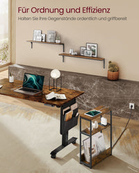 Smalle Bijzettafel met 3 Planken en Oplaadfunctie – productweergave 17 | De Groot Living