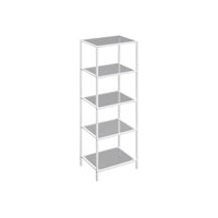 Smalle Stellingkast van Gehard Glas met Stalen Frame – productweergave 3 | De Groot Living