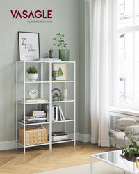 Smalle Stellingkast van Gehard Glas met Stalen Frame – productweergave 14 | De Groot Living