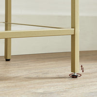 Smalle Stellingkast van Gehard Glas met Stalen Frame – productweergave 21 | De Groot Living