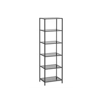 Smalle Stellingkast van Gehard Glas met Stalen Frame – productweergave 22 | De Groot Living