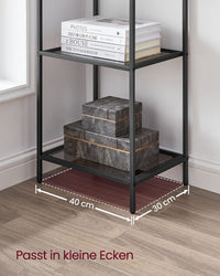 Smalle Stellingkast van Gehard Glas met Stalen Frame – productweergave 25 | De Groot Living