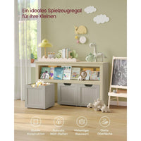 Speelgoedkast met 3 Opbergbakken en Wieltjes Voor Kinderkamer – productweergave 9 | De Groot Living