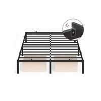 Stalen Bedframe met Verhoogd Onderbed – productweergave 2 | De Groot Living