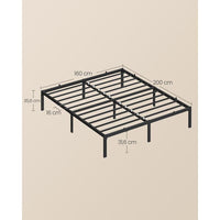 Stalen Bedframe met Verhoogd Onderbed – productweergave 10 | De Groot Living