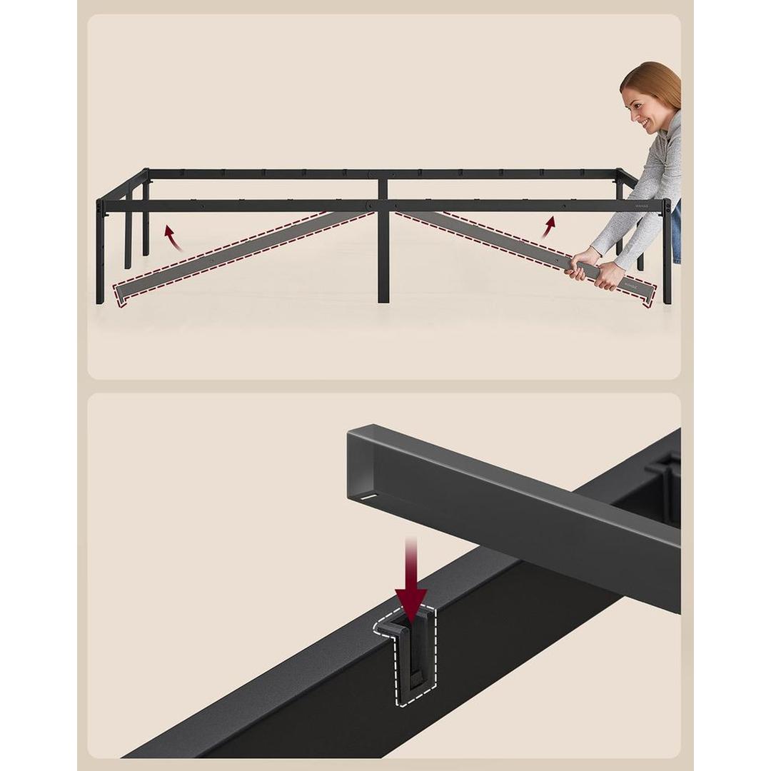Stalen Bedframe met Verhoogd Onderbed – productweergave 11 | De Groot Living