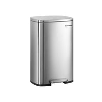 Stalen Keukenafvalbak Met Pedaal en Soft-Close Deksel 50 Liter – productweergave 1 | De Groot Living