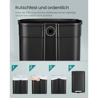Stalen Keukenafvalbak Met Pedaal en Soft-Close Deksel 50 Liter – productweergave 18 | De Groot Living