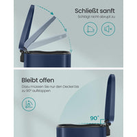 Stalen Keukenafvalbak Met Pedaal en Soft-Close Deksel 50 Liter – productweergave 21 | De Groot Living