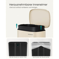 Stalen Keukenafvalbak Met Pedaal en Soft-Close Deksel 50 Liter – productweergave 31 | De Groot Living