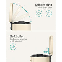 Stalen Keukenafvalbak Met Pedaal en Soft-Close Deksel 50 Liter – productweergave 32 | De Groot Living