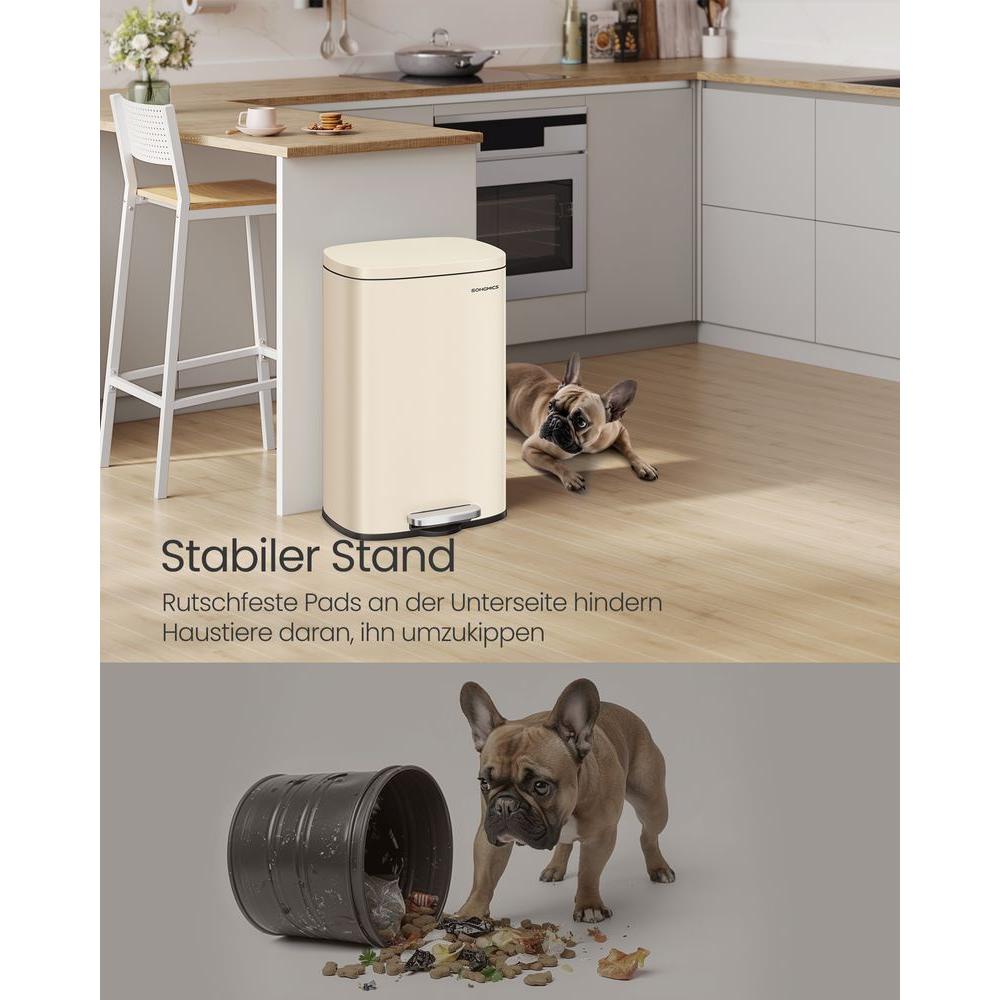 Stalen Keukenafvalbak Met Pedaal en Soft-Close Deksel 50 Liter – productweergave 34 | De Groot Living