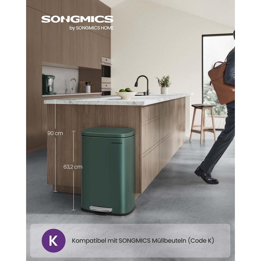Stalen Keukenafvalbak Met Pedaal en Soft-Close Deksel 50 Liter – productweergave 35 | De Groot Living