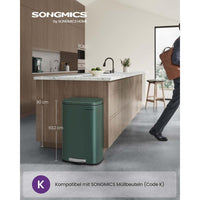Stalen Keukenafvalbak Met Pedaal en Soft-Close Deksel 50 Liter – productweergave 35 | De Groot Living