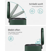 Stalen Keukenafvalbak Met Pedaal en Soft-Close Deksel 50 Liter – productweergave 37 | De Groot Living