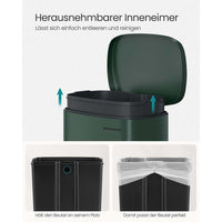 Stalen Keukenafvalbak Met Pedaal en Soft-Close Deksel 50 Liter – productweergave 38 | De Groot Living