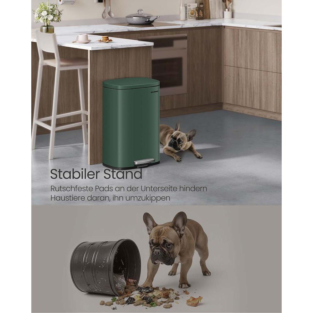 Stalen Keukenafvalbak Met Pedaal en Soft-Close Deksel 50 Liter – productweergave 39 | De Groot Living