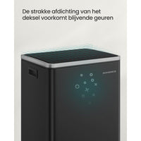 Stalen Pedaalemmer met Soft-Close Deksel en Uitneembare Binnenemmer – productweergave 7 | De Groot Living