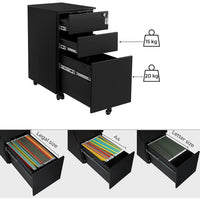 Stalen Rolcontainer met 3 Laden en Hangmap – productweergave 14 | De Groot Living