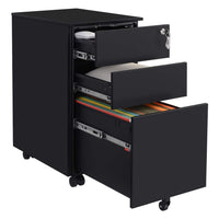 Stalen Rolcontainer met 3 Laden en Hangmap – productweergave 18 | De Groot Living