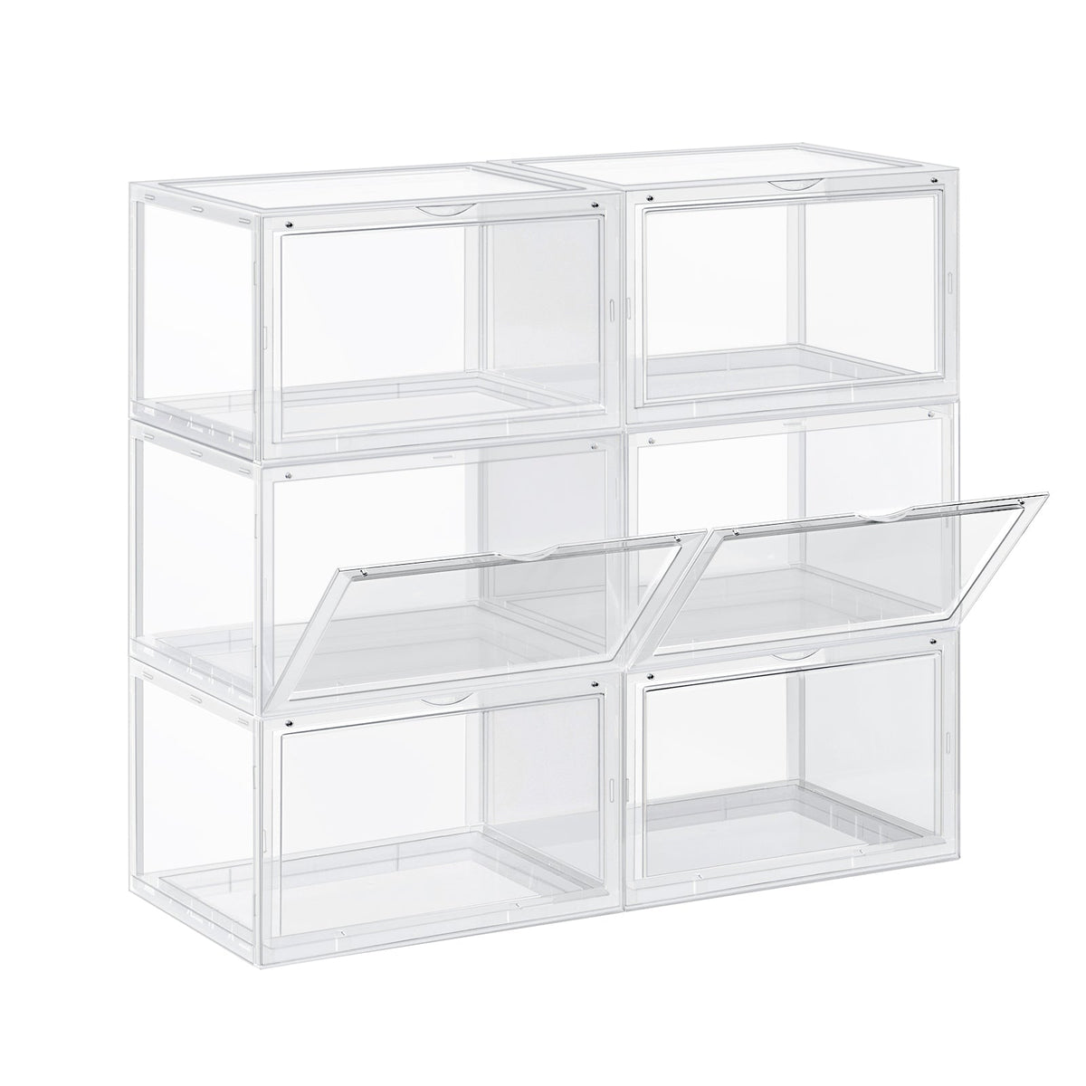Stapelbare Schoenendozen met Transparante Deur – productweergave 2 | De Groot Living