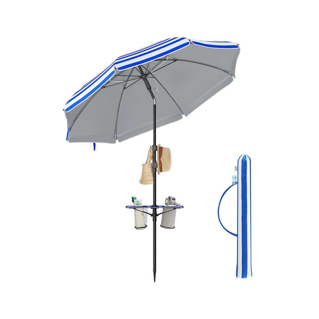 Strandparasol met Opbergvak en UPF 50+ UV-bescherming – productweergave 2 | De Groot Living