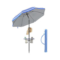 Strandparasol met Opbergvak en UPF 50+ UV-bescherming – productweergave 2 | De Groot Living
