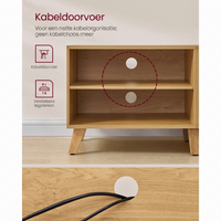TV-Meubel met 2 Deuren en Verstelbare Legplanken – productweergave 20 | De Groot Living