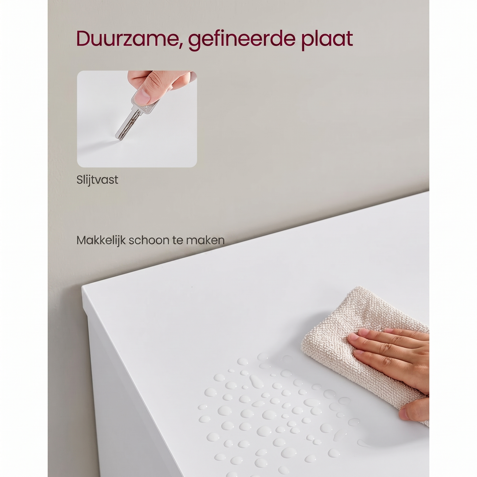 TV-Meubel met LED-Verlichting en Verstelbare Glazen Planken – productweergave 8 | De Groot Living