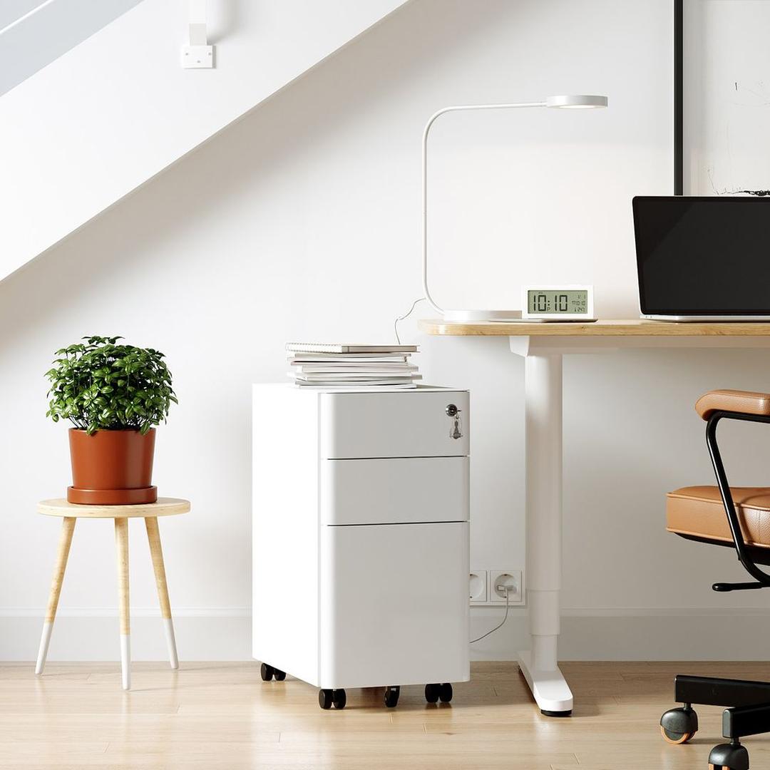 Verrijdbare Ladekast met Slot en 3 Lades – productweergave 3 | De Groot Living