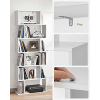Vrijstaande Boekenkast Met 6 Legplanken Voor Woonkamer of Kantoor – productweergave 5 | De Groot Living
