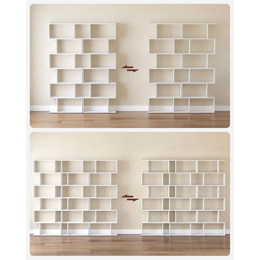 Vrijstaande Boekenkast Met 6 Legplanken Voor Woonkamer of Kantoor – productweergave 6 | De Groot Living