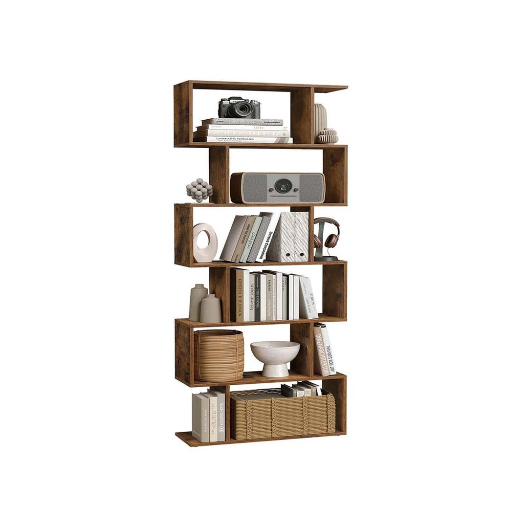 Vrijstaande Boekenkast Met 6 Legplanken Voor Woonkamer of Kantoor – productweergave 8 | De Groot Living