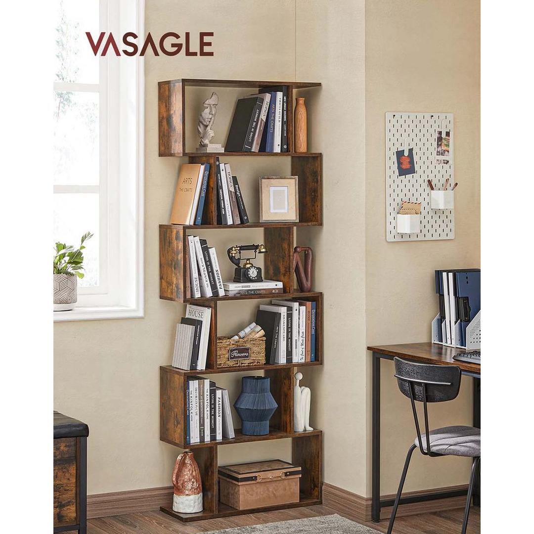 Vrijstaande Boekenkast Met 6 Legplanken Voor Woonkamer of Kantoor – productweergave 9 | De Groot Living