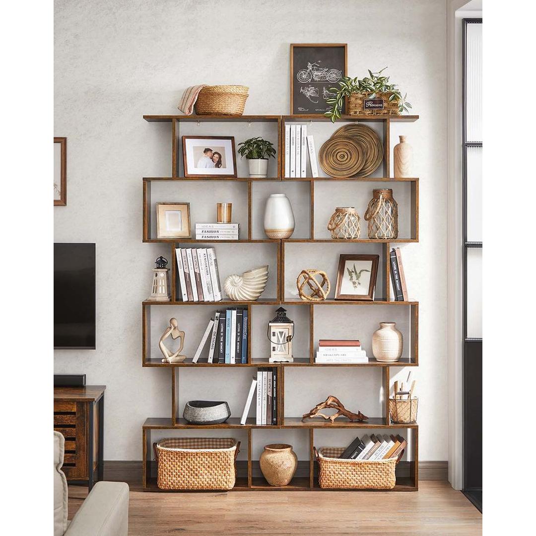 Vrijstaande Boekenkast Met 6 Legplanken Voor Woonkamer of Kantoor – productweergave 10 | De Groot Living