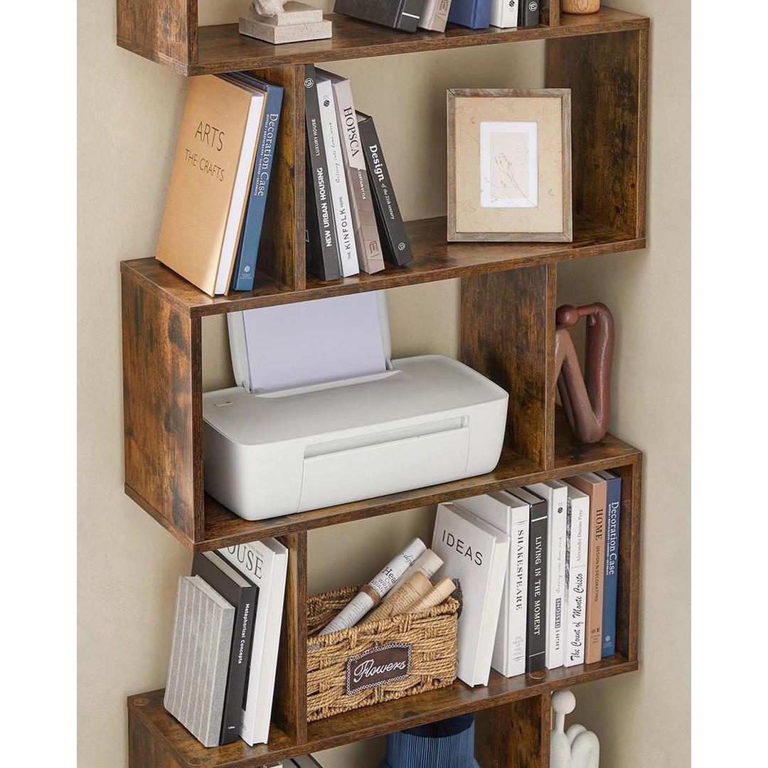 Vrijstaande Boekenkast Met 6 Legplanken Voor Woonkamer of Kantoor – productweergave 12 | De Groot Living