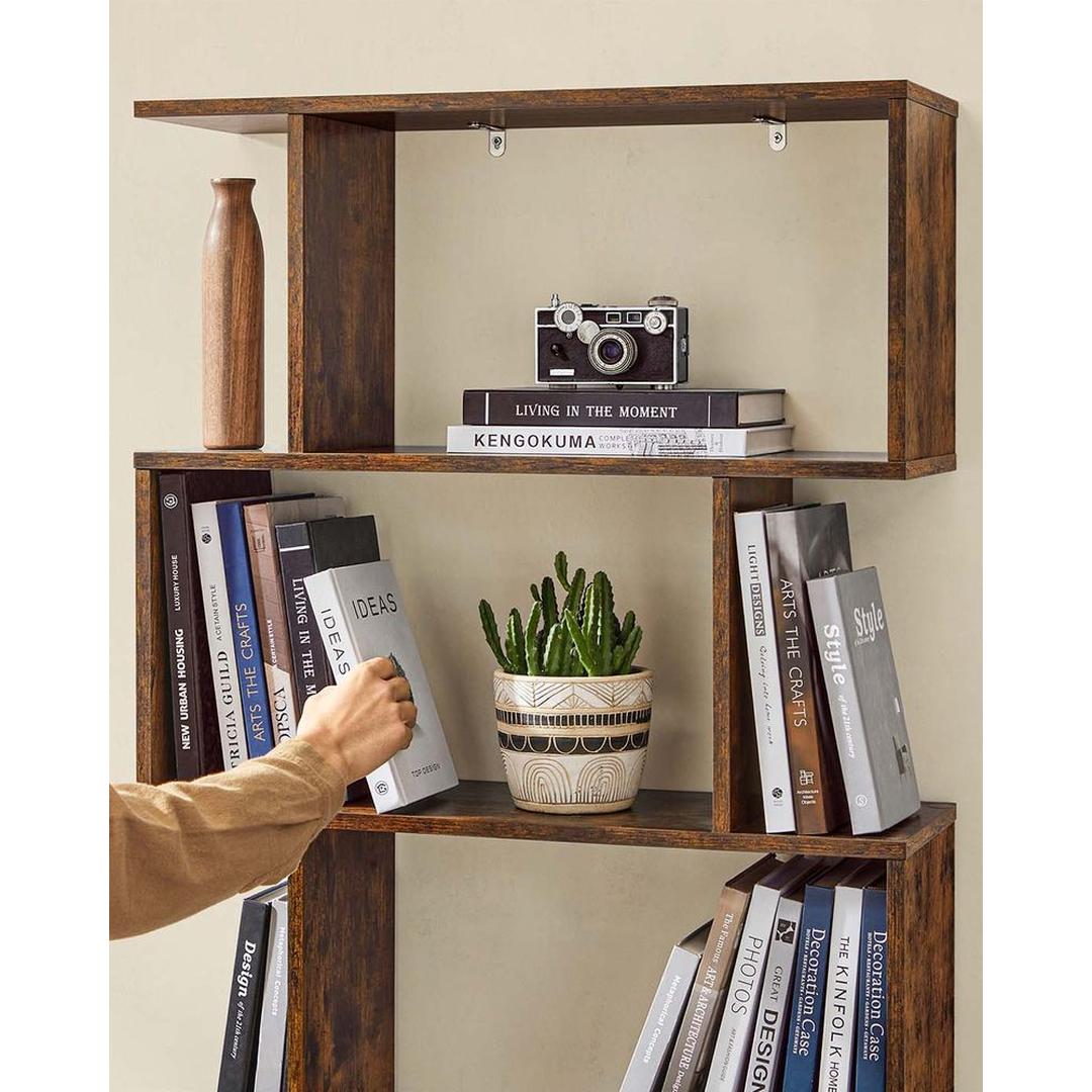 Vrijstaande Boekenkast Met 6 Legplanken Voor Woonkamer of Kantoor – productweergave 13 | De Groot Living