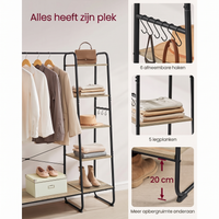 Vrijstaande Kapstok met 6 Haken – productweergave 27 | De Groot Living