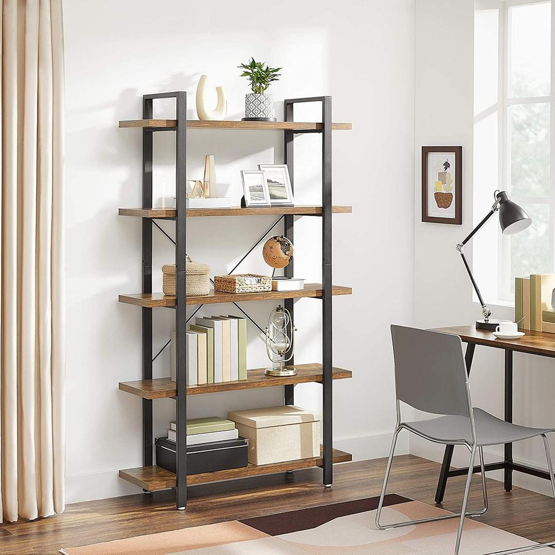 Vrijstaande Opbergkast met 5 Legplanken in Industriële Stijl – productweergave 16 | De Groot Living