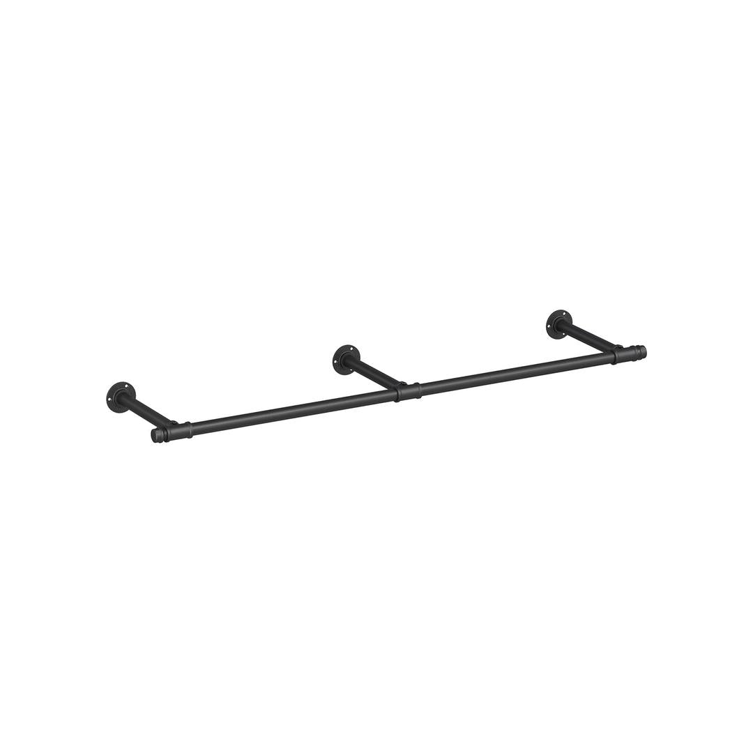 Wandgemonteerde Kledingstang Van Metaal Voor Kleding en Jassen 170 cm – productweergave 1 | De Groot Living