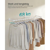 Wandgemonteerde Kledingstang Van Metaal Voor Kleding en Jassen 170 cm – productweergave 20 | De Groot Living