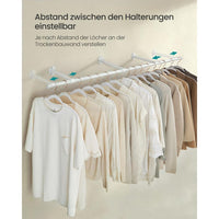 Wandgemonteerde Kledingstang Van Metaal Voor Kleding en Jassen 170 cm – productweergave 21 | De Groot Living