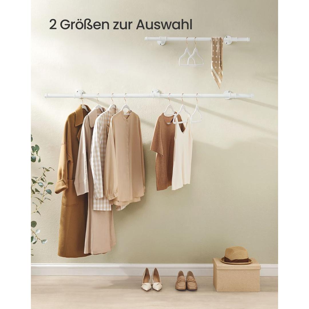 Wandgemonteerde Kledingstang Van Metaal Voor Kleding en Jassen 170 cm – productweergave 24 | De Groot Living