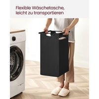 Wasmand met 2 Uittrekbare Waszakken en Opbergblad Van Staal – productweergave 13 | De Groot Living