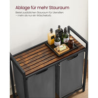 Wasmand met 2 Uittrekbare Waszakken en Opbergblad Van Staal – productweergave 23 | De Groot Living